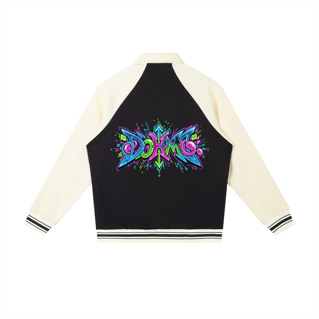"Color Splash" Baseball Jacket