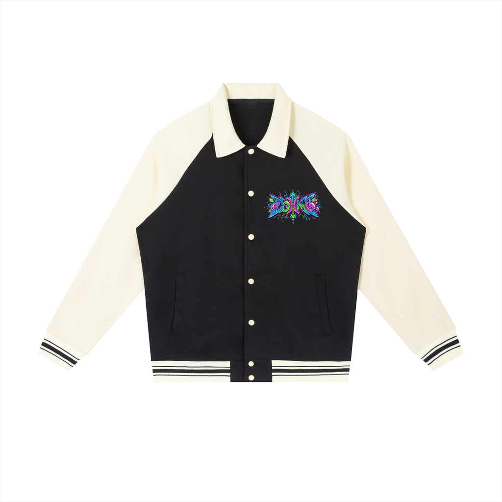 "Color Splash" Baseball Jacket