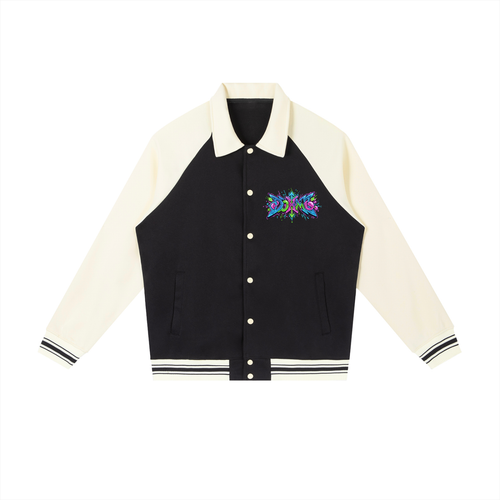 "Color Splash" Baseball Jacket