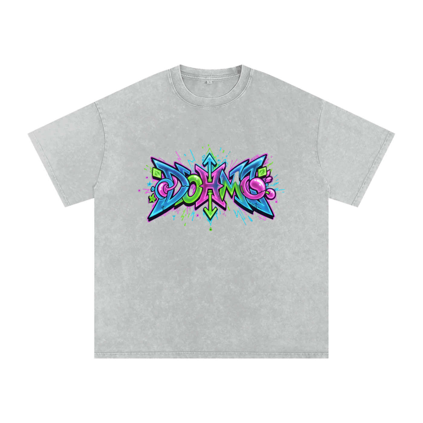 "Color Splash" Oversized Tee