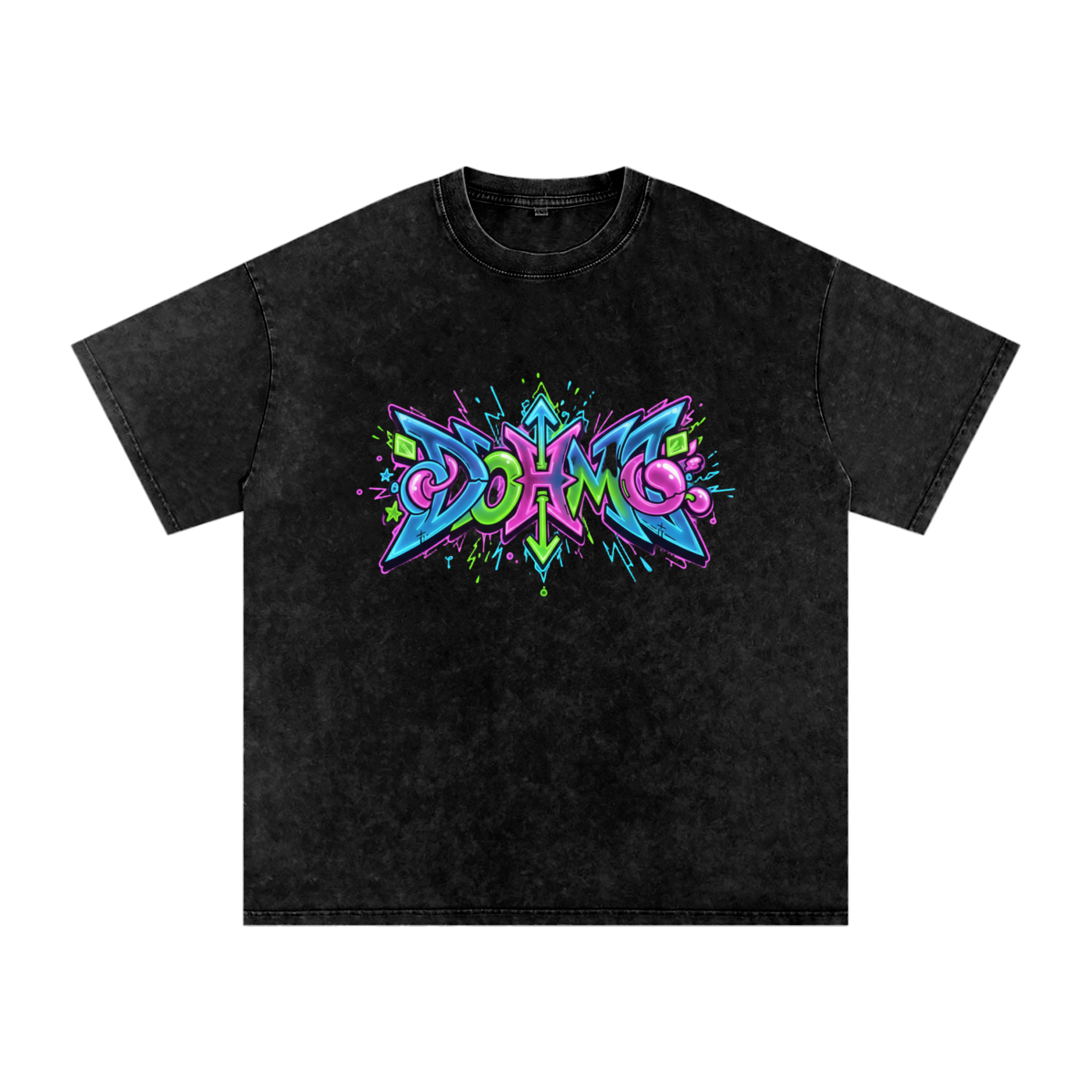 "Color Splash" Oversized Tee